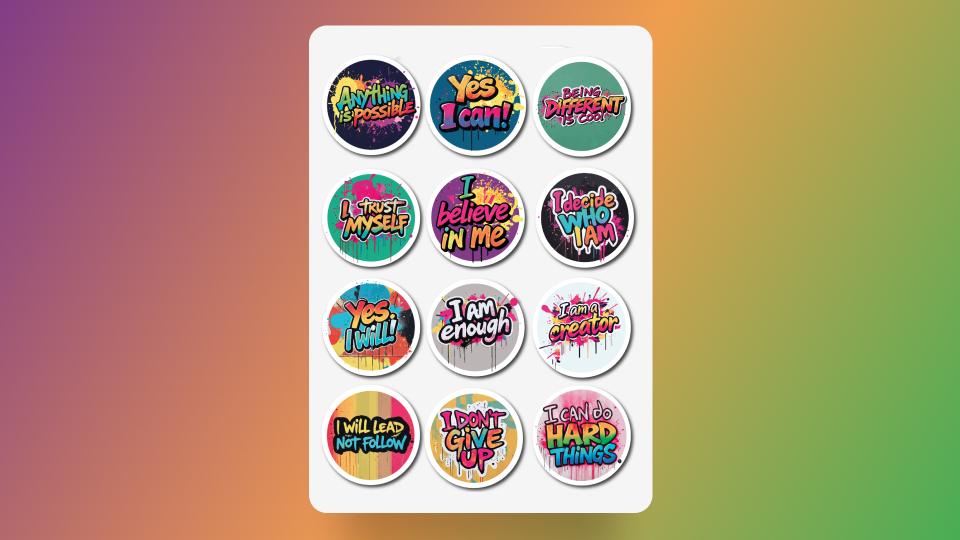 All Surface Mini - Powerspray Stickers A5