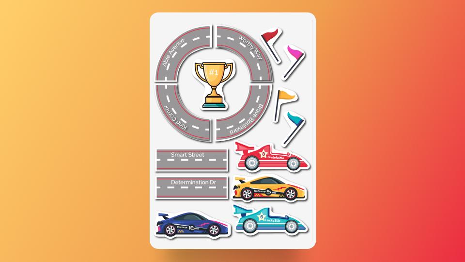 All Surface Mini - Race Champs Stickers A5