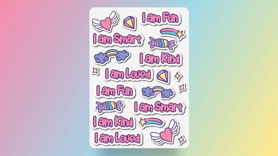 All Surface Mini - Unilove Stickers A5